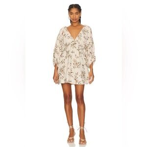 Free People Printed Portia Mini Dress